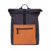 Мужской рюкзак торба Grizzly RQ-913-1 Черный - кирпичный