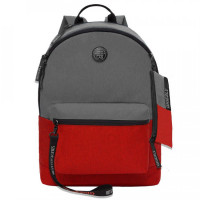 Рюкзак для подростка Grizzly RXL-122-3 Темно - серый - красный