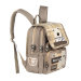 Рюкзак школьный Grizzly RA-454-3 Медвежонок Бежевый - песочный