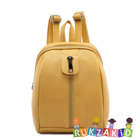 Рюкзак мини из экокожи Ors Oro DS-989 Желтый манго