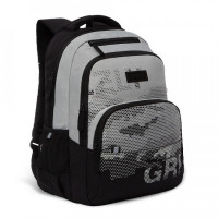 Рюкзак школьный Grizzly RU-130-1 Серый