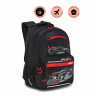 Рюкзак школьный Grizzly RB-254-1 Черный - красный