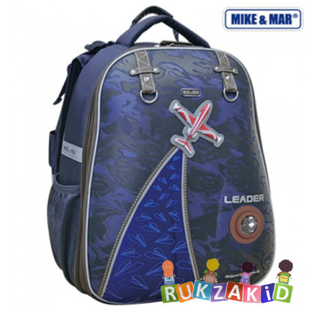 Рюкзак школьный Mike Mar 1008-80 Самолет синий