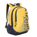 Молодежный рюкзак Grizzly RU-721-1 Темно-серый - лимонный