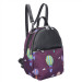 Мини сумка рюкзак женский​ Ors Oro DS-0021 Воздушные шары на фиолетовом
