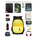 Рюкзак школьный Grizzly RB-254-1 Черный - желтый