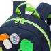 Рюкзак детский для сада Grizzly RS-374-1 Ежик Cиний