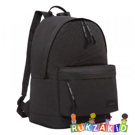 Рюкзак молодежный Grizzly RQL-317-2 Черный - серый