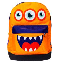 Детский рюкзак дошкольный JetKids Монстрик оранжевый