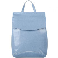 Кожаный рюкзак сумка Arkansas Голубой