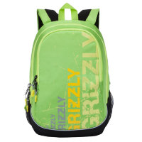 Молодежный рюкзак Grizzly RU-721-1 Черный - салатовый