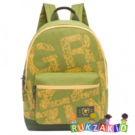 Рюкзак молодежный Grizzly RL-850-3 Салатовый