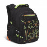 Рюкзак школьный Grizzly RB-150-2 Черный - оранжевый