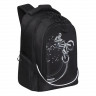 Рюкзак молодежный Grizzly RU-335-1 Черный - серый