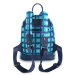 Рюкзак женский Ors Oro D-459 Голубые квадраты на синем