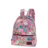 Рюкзак для девушки Asgard Р-5732 Цветы Пастель лилово - розовый