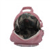 Рюкзак женский из экокожи Ors Oro DS-0142 Розовая клетка