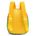 Детский рюкзачок для девочки с игрушкой Мишка в юбочке желтый
