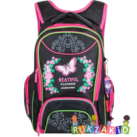 Рюкзак школьный облегченный Across KB1522-6 Бабочка