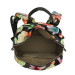 Женский рюкзак из экокожи OrsOro ORS-0108 Цветы на черном