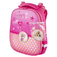 Ранец рюкзак школьный BRAUBERG PREMIUM Happy kitten