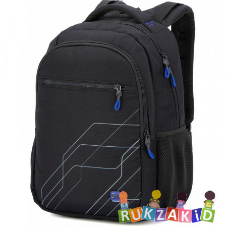 Рюкзак молодежный Skyname 90-124 Черный с синим