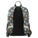 Пиксельный школьный рюкзак Upixel Joyful Kiddo WY-A026 Черный с рисунком